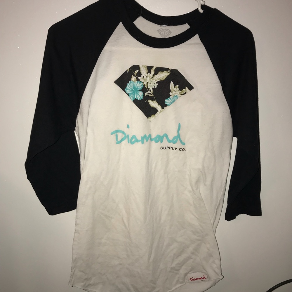 Diamond supply co baseball tee 💎